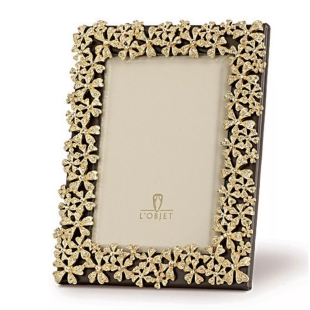 L'Objet Gold Garland Frame in Box